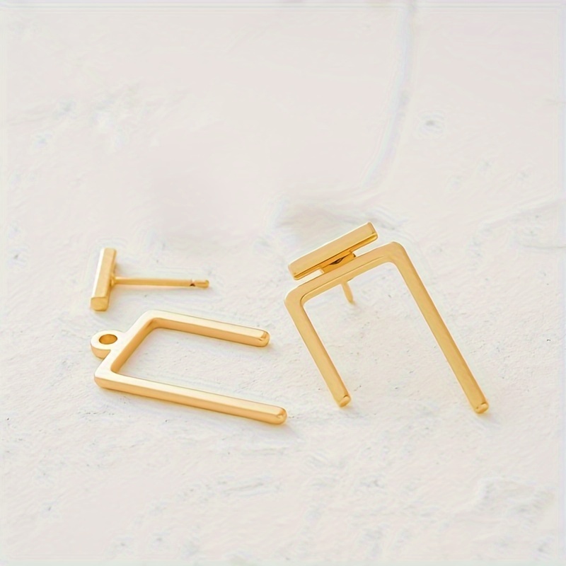 Women's Geometric Ear Jackets Set - 8pcs